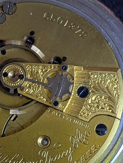 Waltham Appleton Tracy Pocket Watch - 17 Jewels - Adjusted - Serviced
