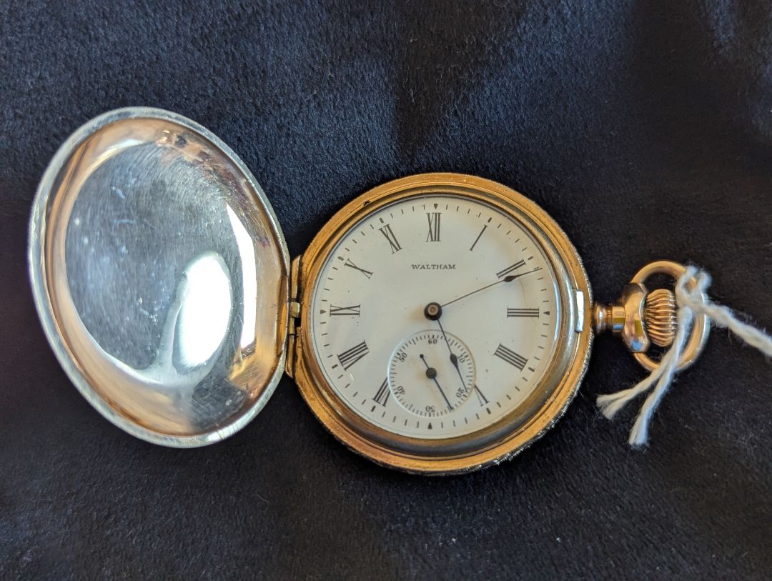 Waltham Pocket Watch - Seaside - 7 Jewels - Size 6s - Serviced