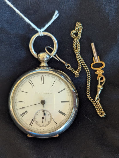 Illinois Pocket Watch - 7 Jewels - Size 18s - Key Wind - Serviced