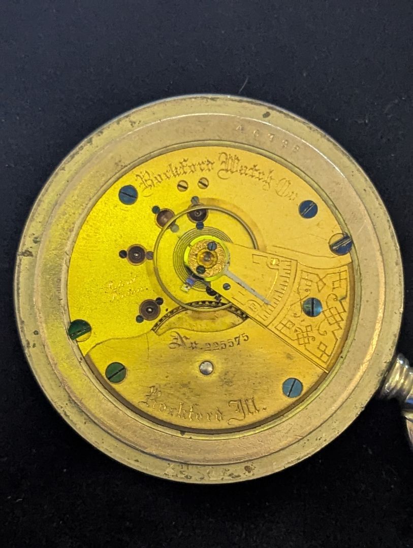 Rockford Pocket Watch - 11 or 15 Jewels - Size 18s - Serviced