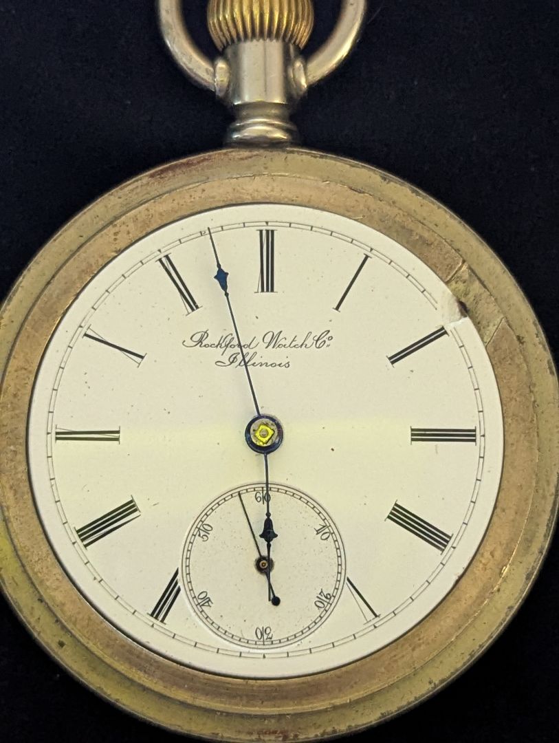 Rockford Pocket Watch - 11 or 15 Jewels - Size 18s - Serviced