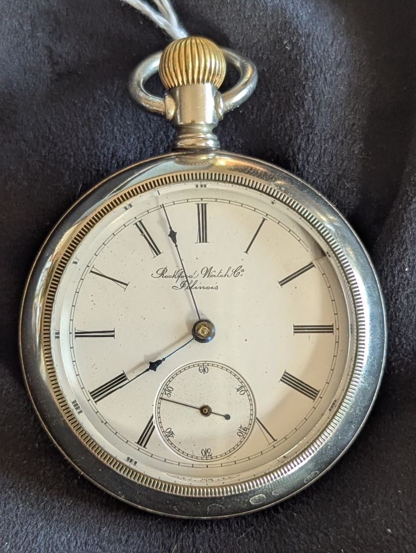 Rockford Pocket Watch - 11 or 15 Jewels - Size 18s - Serviced