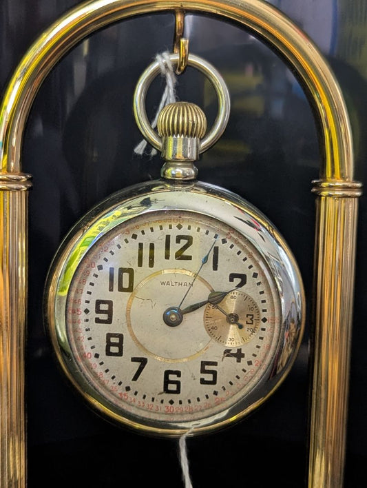 Waltham No. 825 Pocket Watch | 17 Jewels | Size 18s | Conversion Dial | Serviced