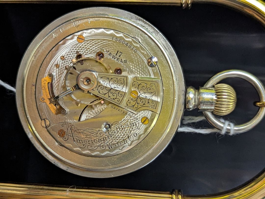 Waltham No. 825 Pocket Watch | 17 Jewels | Size 18s | Conversion Dial | Serviced