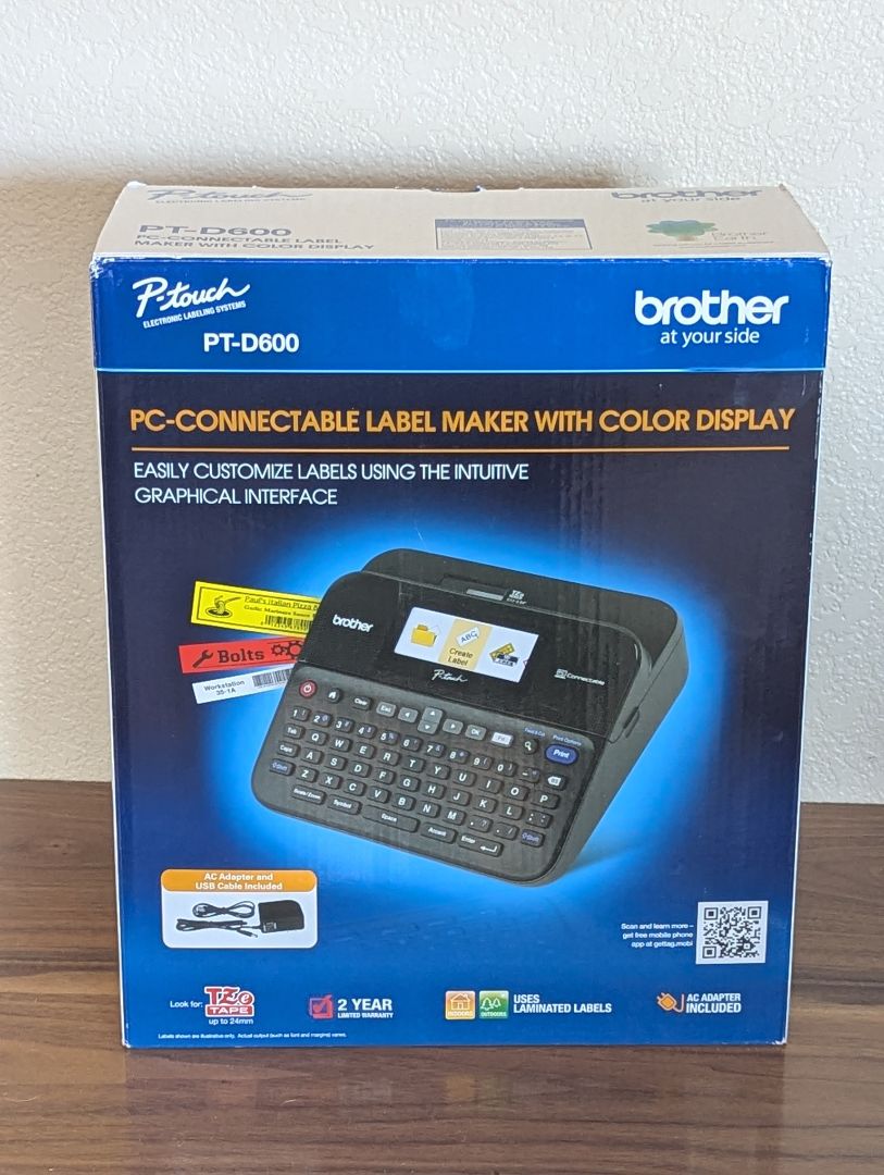 New in Box - Brother P-touch PT-D600 label maker