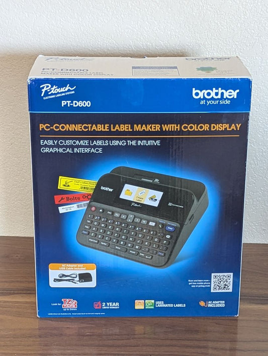 New in Box - Brother P-touch PT-D600 label maker