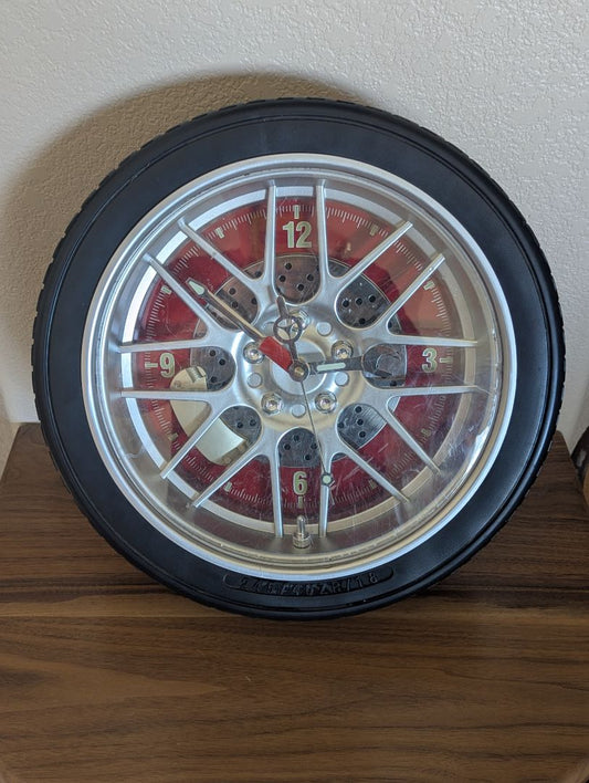 Wheel Automotive Clock - Works great