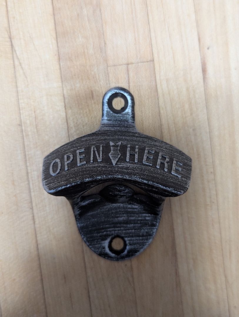 New - un-mounted Bottle Opener