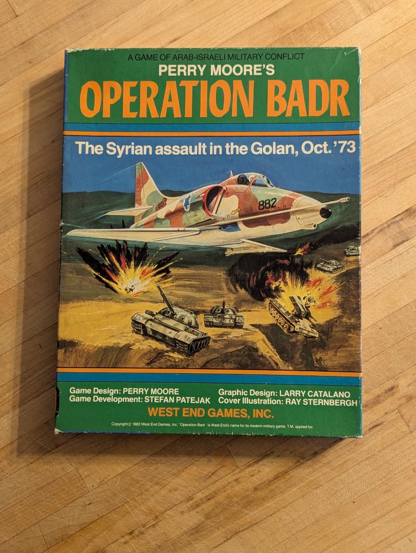 Vintage board game - Operation BADR