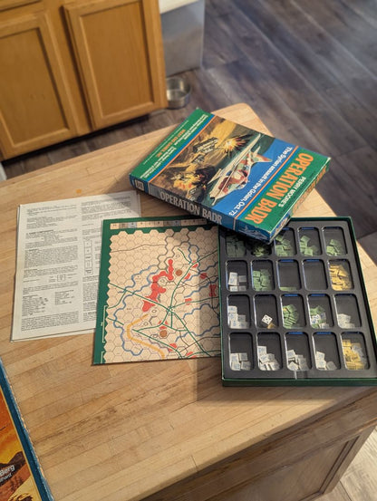 Vintage board game - Operation BADR