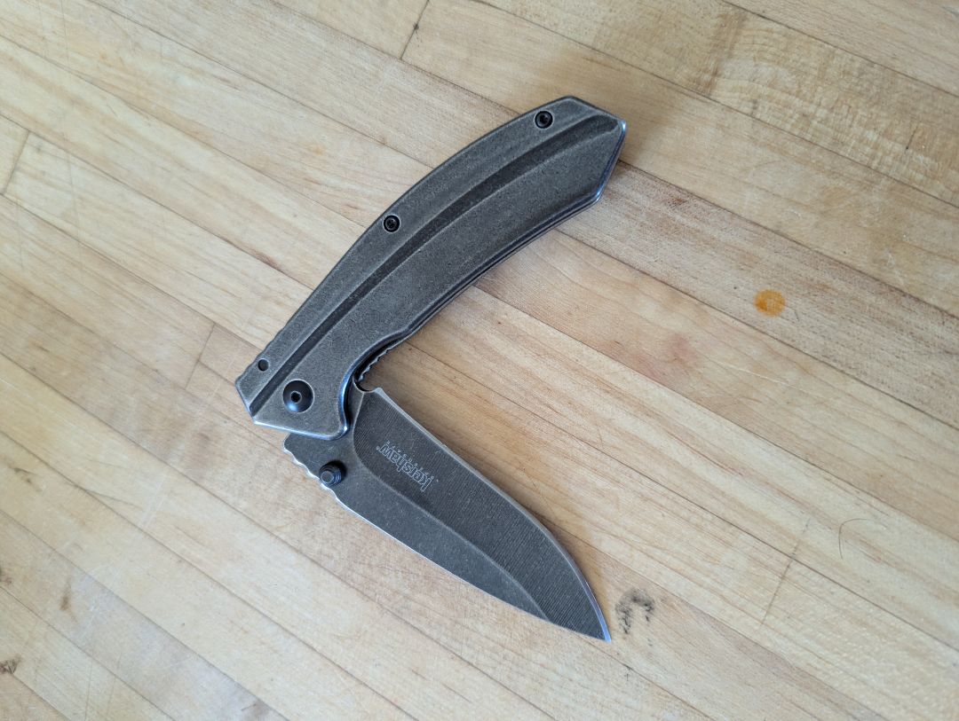 Kershaw Filter Blackwashed lock blade knife