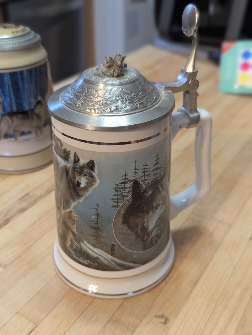 Budweiser Beer Steins - Wolves