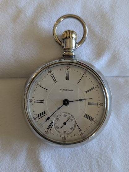 Waltham Pocket Watch - No. 825 - 17 Jewels - 18s - Serviced