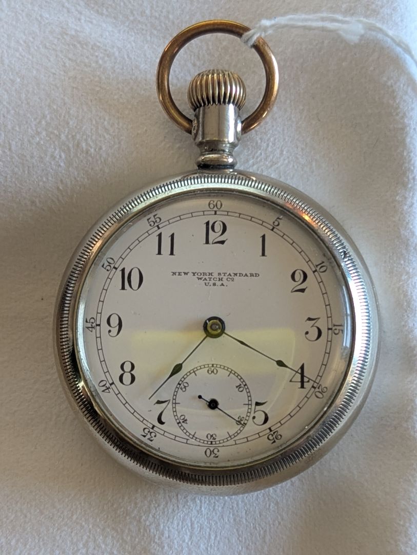 New York Standard Pocket Watch - 7 Jewels - Size 18s - Serviced
