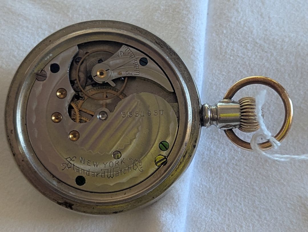 New York Standard Pocket Watch - 7 Jewels - Size 18s - Serviced