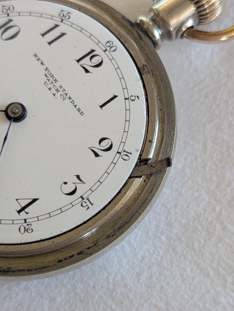 New York Standard Pocket Watch - 7 Jewels - Size 18s - Serviced