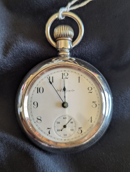 Elgin Pocket Watch | 15 Jewels - Size 18s | Serviced | Runs GREAT