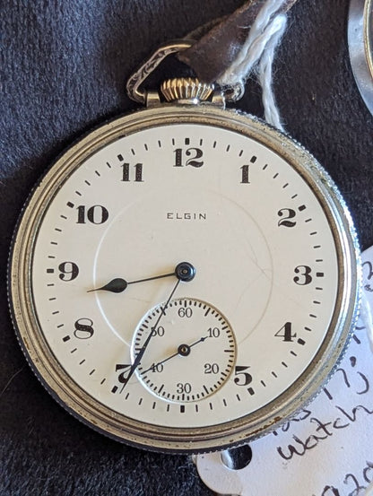 Elgin Pocket Watch - Size 12s - 17 Jewels - 10k Gold filled - Serviced