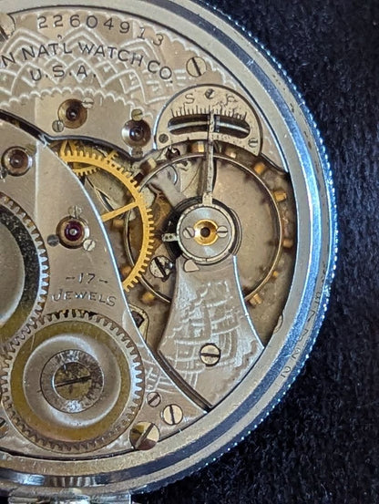 Elgin Pocket Watch - Size 12s - 17 Jewels - 10k Gold filled - Serviced