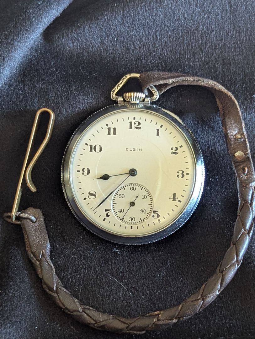 Elgin Pocket Watch - Size 12s - 17 Jewels - 10k Gold filled - Serviced