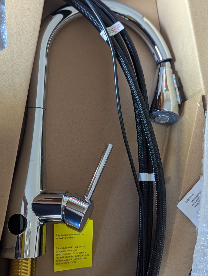 New Kitchen Faucet - Motion activated - New