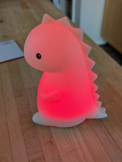 Dino night light - Soft and squishy - Reachargable
