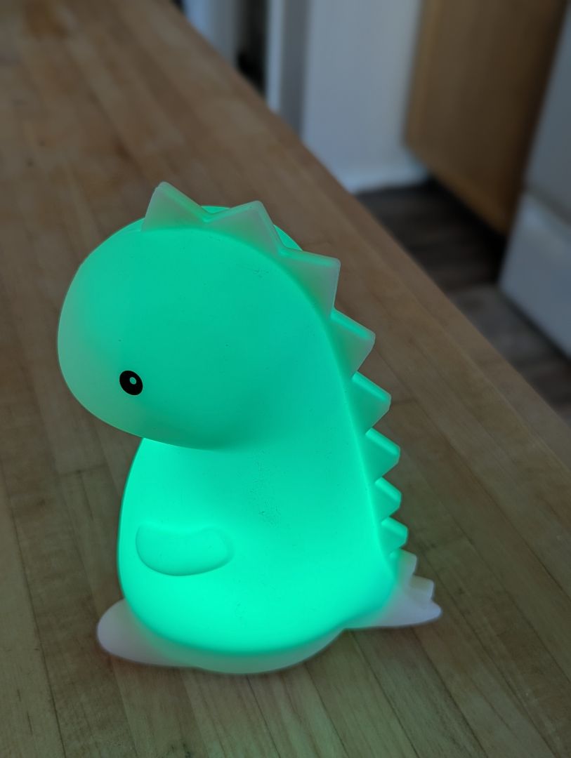Dino night light - Soft and squishy - Reachargable