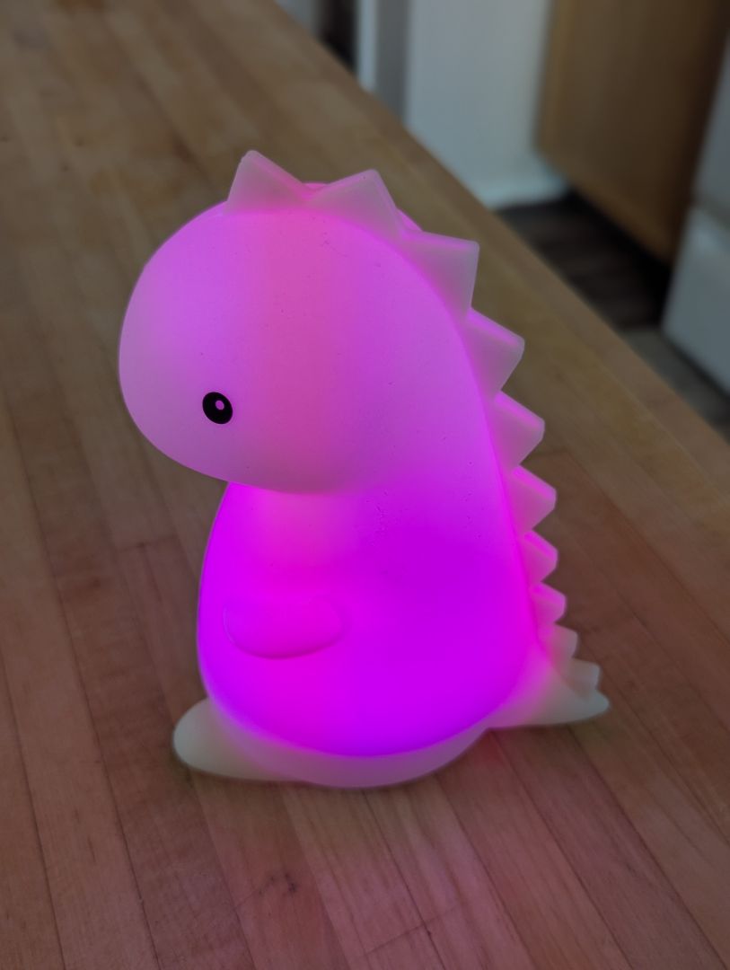 Dino night light - Soft and squishy - Reachargable
