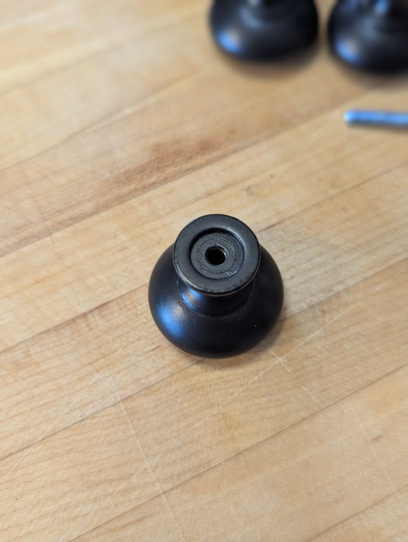 Bronze colored knob