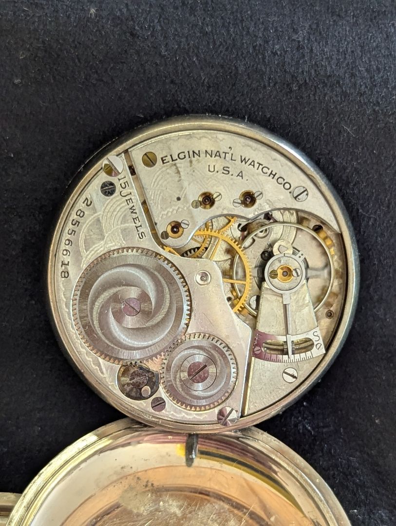 Elgin Pocket Watch - Size 16s - 15 Jewels - Run great