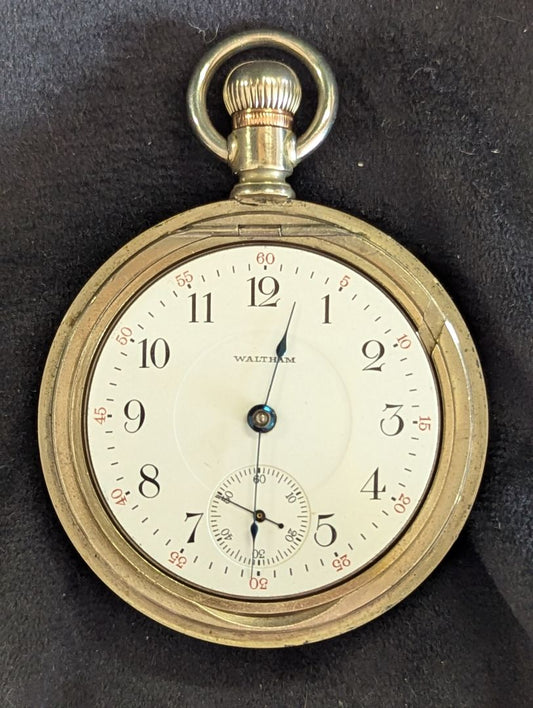 Waltham Pocket Watch | No. 825 | 17 Jewels | Size 18s | Serviced
