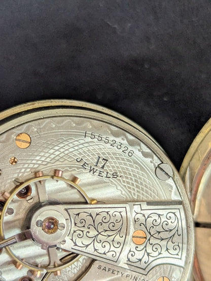 Waltham Pocket Watch | No. 825 | 17 Jewels | Size 18s | Serviced