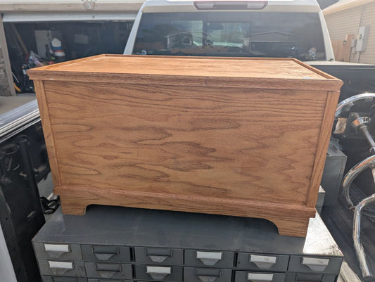 Large oak trunk
