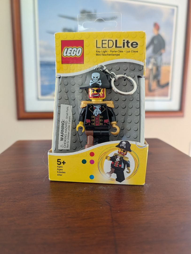 Lego Pirate Keychain light