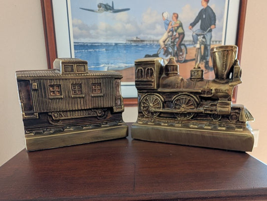 Train and Caboose bookends