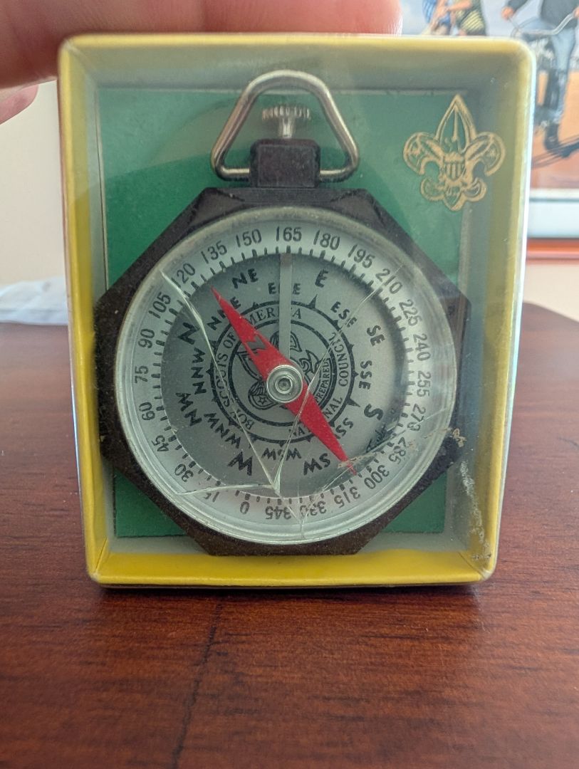 Boy Scout Compass in original package