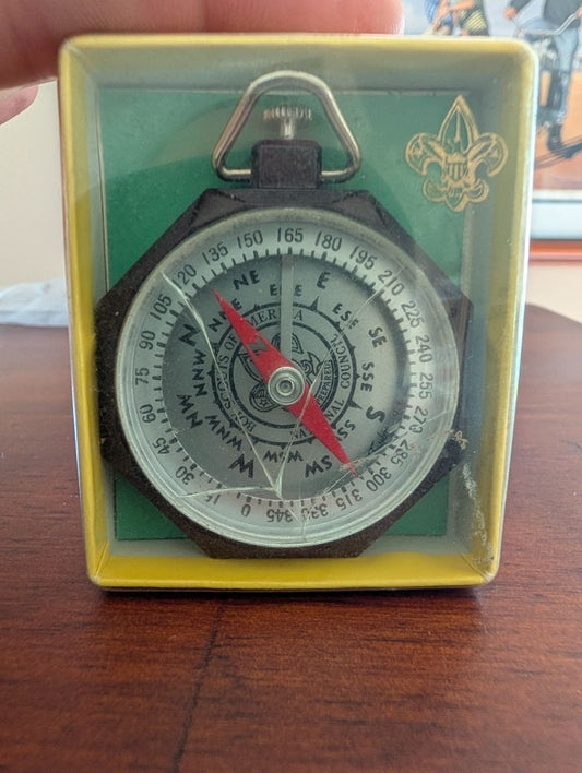 Boy Scout Compass in original package