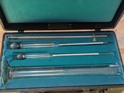 Orange Crush Soda syrup testing equipment