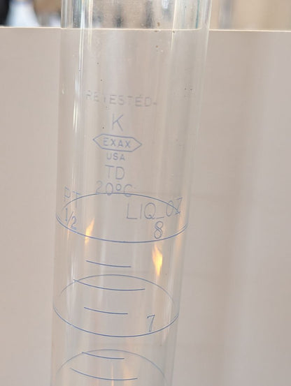 Orange Crush Soda syrup testing equipment