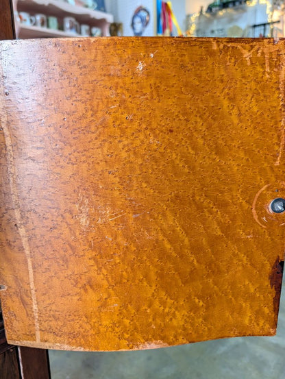 Antique Serpentine front chest of drawers