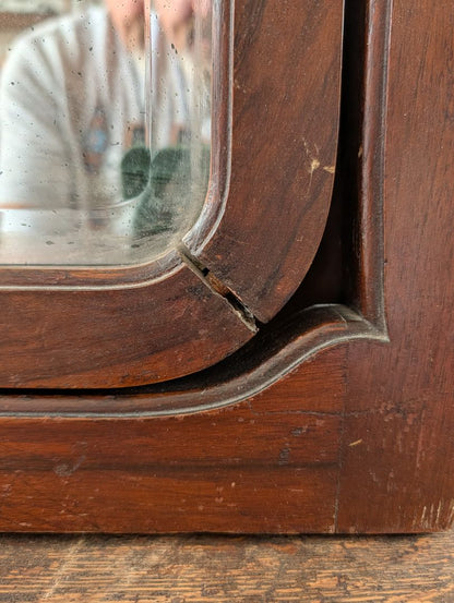 Antique Serpentine front chest of drawers