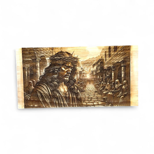 3D Engraved Jesus Street, 6x11