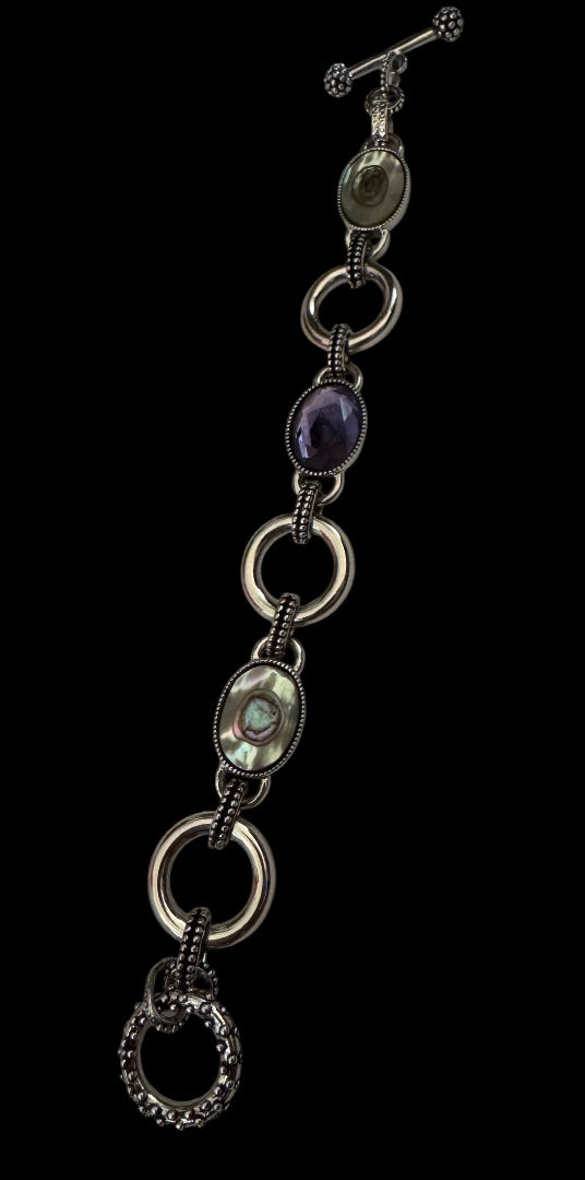 Lia Sophia Abalone Purple bracelet