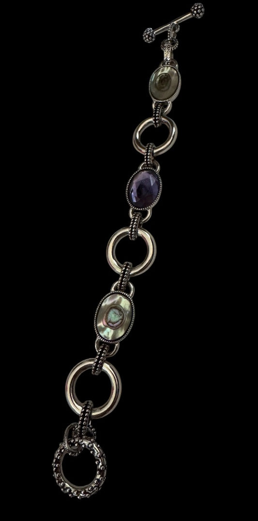 Lia Sophia Abalone Purple bracelet