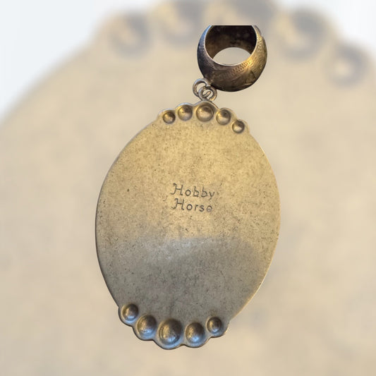 Hobby Horse Silver/Gold tone Star pendant