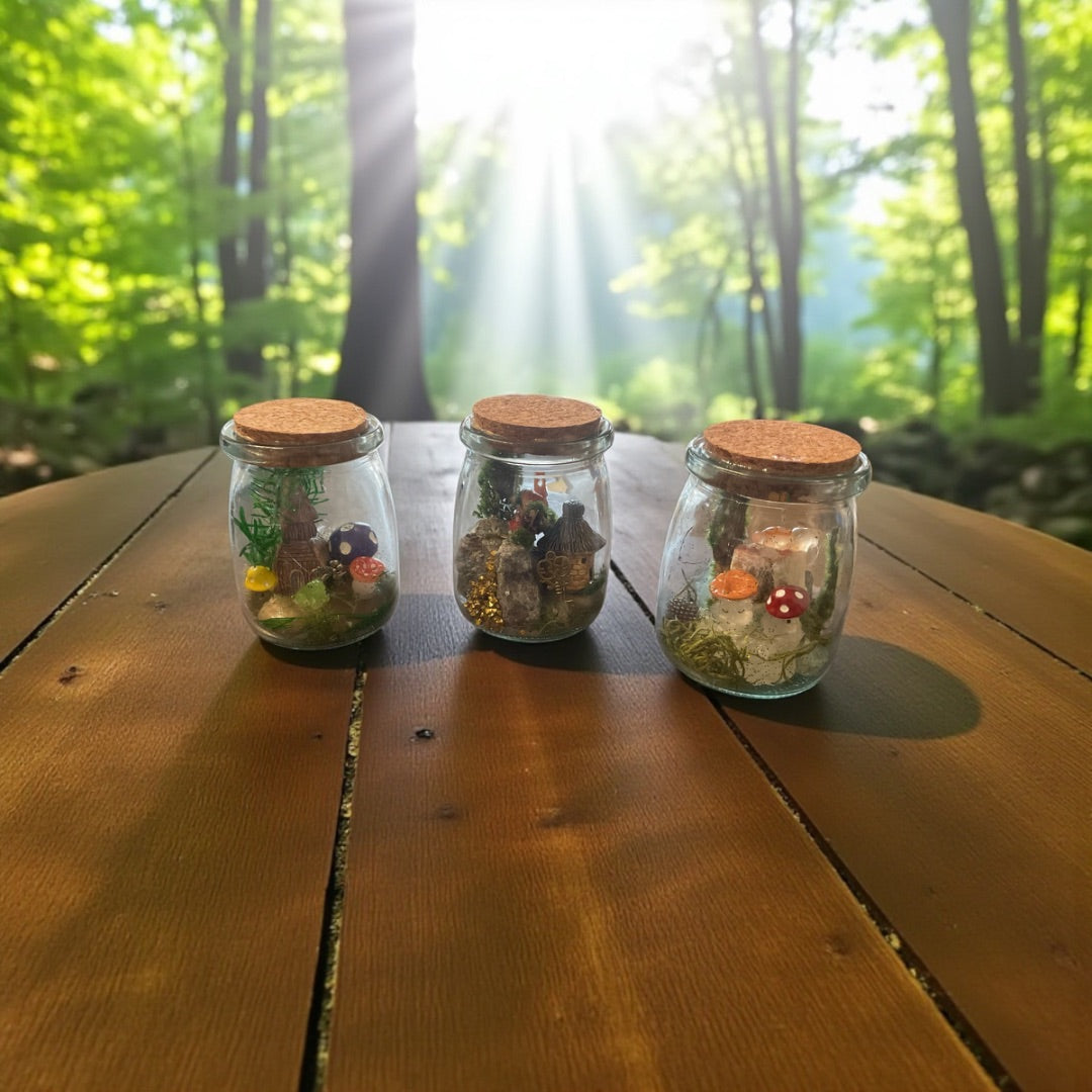 Multi Handmade Fairy Jar