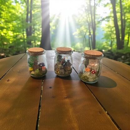 Multi Handmade Fairy Jar