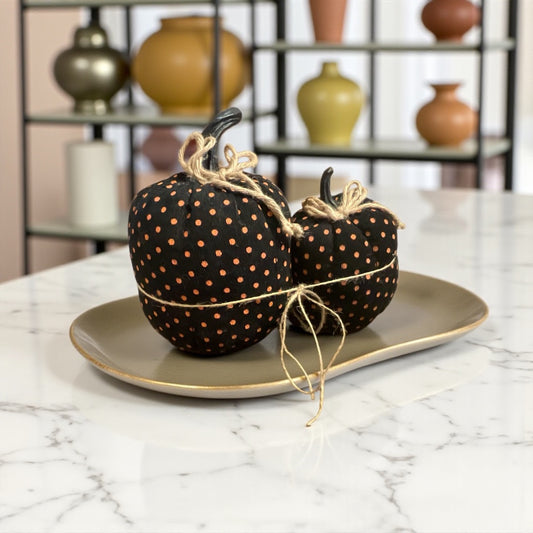 Spotted Corduroy Pumpkins