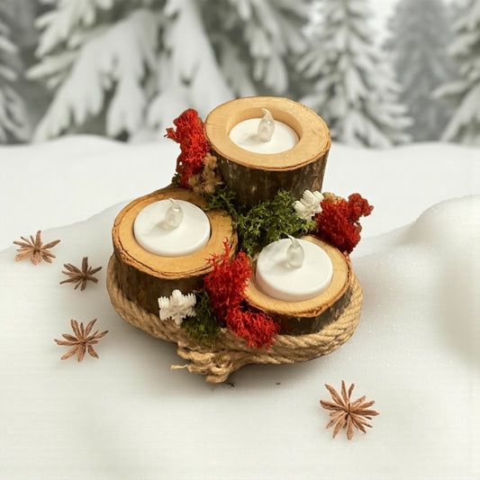 Winter Tea Light Holder (3)