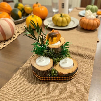 Autumn Pine Tea Light Holder (3)